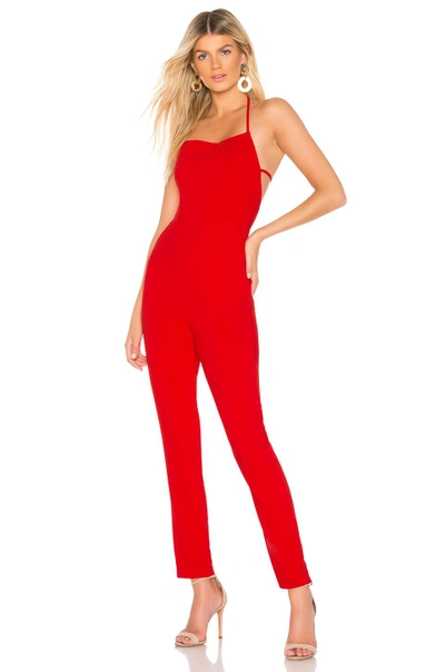 About Us Sofie Jumpsuit In Red