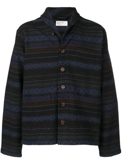 Universal Works Textured Shirt Jacket - Blue