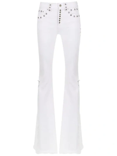 Andrea Bogosian Panelled Jeans - White