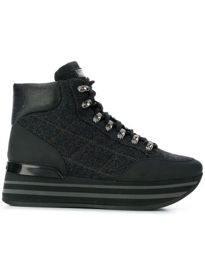 Baldinini Hiking-style Boots In Grey