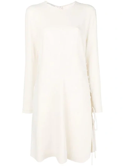 Stella Mccartney Loose Fit Midi Dress In White
