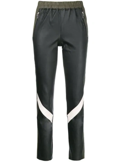 Arma Panelled Trousers In Black