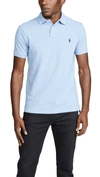 Polo Ralph Lauren New Custom Slim Polo Shirt In Jamaica Heather