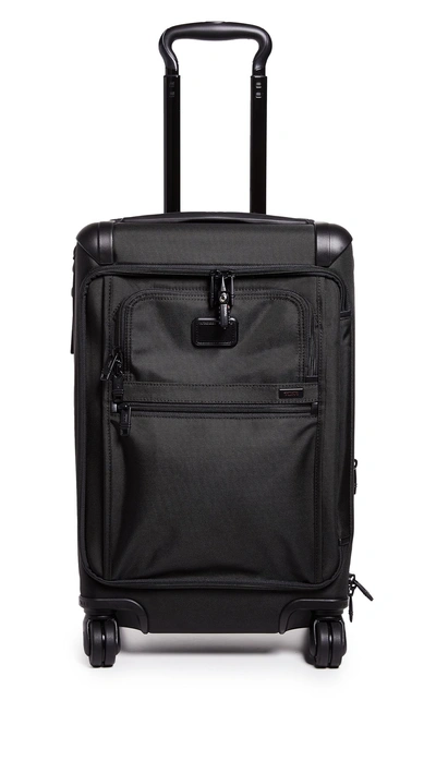 Tumi Alpha International Front Lid Carry On Suitcase In Black