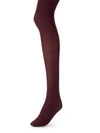 Hue Control Top Tights/two Pack In Deep Burgundy