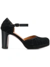 Chie Mihara Capi Ankle Strap Pumps In Black