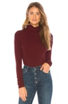 Sanctuary Essentials Turtleneck In Burgundy