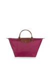 Longchamp Medium Le Pliage Tote In Pink