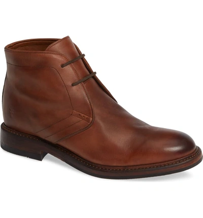 Frye Men's Murray Leather Chukka Boots Men's Shoes In Cognac