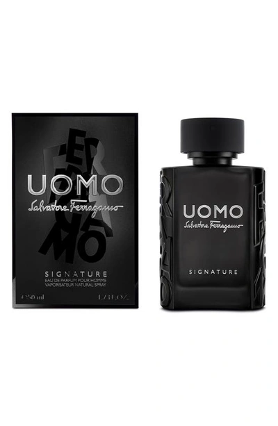 Salvatore Ferragamo Uomo Signature Eau De Parfum Pour Homme, 3.4 oz In Incolore
