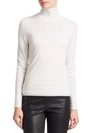 Saks Fifth Avenue Collection Cashmere Turtleneck Sweater In Snow