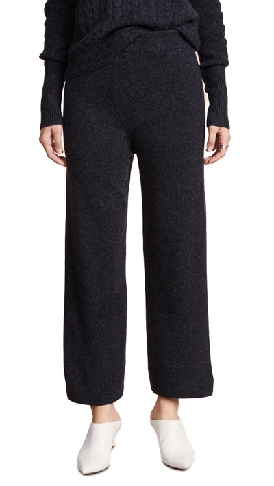 Veda Palette Cashmere Pants In Charcoal