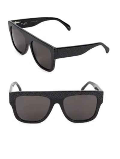 Alaïa Larabesque 54mm Square Sunglasses In Black