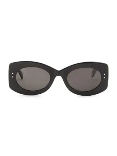 Alaïa 51mm Cat Eye Sunglasses In Black