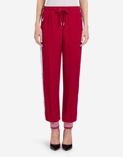 Dolce & Gabbana Cady Pants In Red