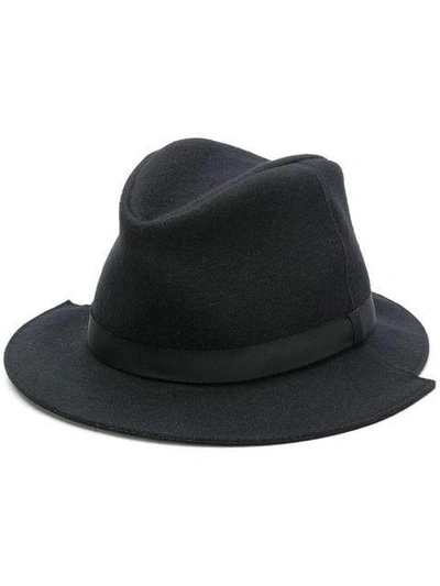 Yohji Yamamoto Fedora Hat - Black