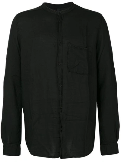 Poème Bohèmien Chest Pocket Shirt In Black