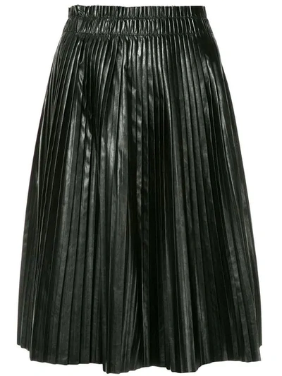 We11 Done Pleated Skirt In Black
