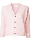 We11 Done Classic Cardigan In Pink