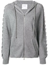 Barrie Troisieme Dimension Cashmere Hoodie In Grey