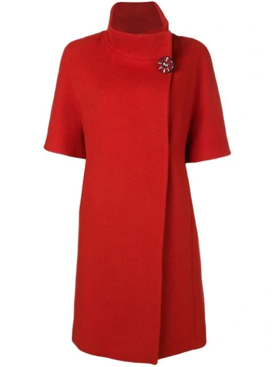 Mantù Mantu Short Sleeved Coat - Red