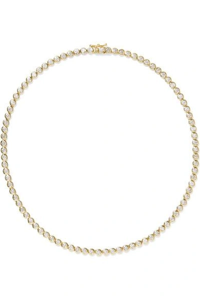 Jennifer Meyer 18-karat Gold Diamond Necklace