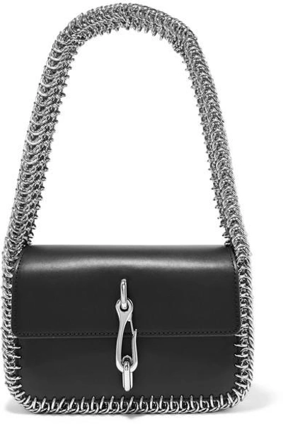 ALEXANDER WANG ショルダーバッグ チェーン Alexander Wang Hook Small Chain-trimmed Leather Shoulder Bag In
