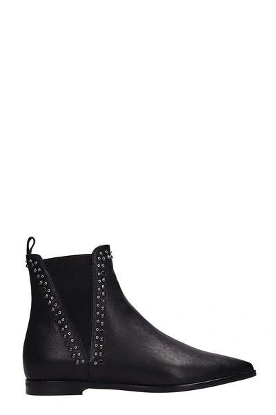 Janet & Janet Black Leather Boots