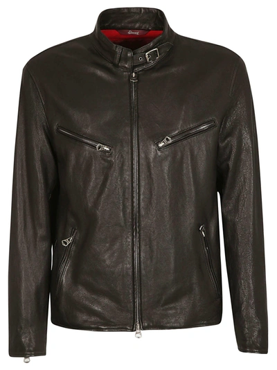 Stewart Buckled Classic Bomber In Black