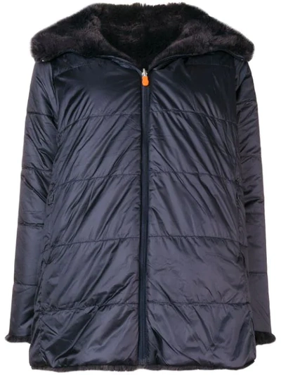 Save The Duck Puffer Loose Jacket - Blue