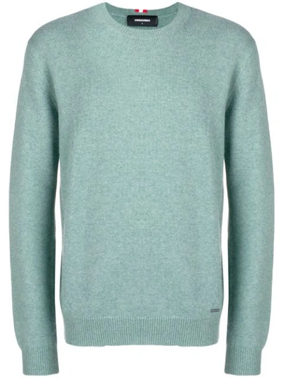 Dsquared2 Crewneck Sweater In Green