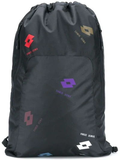 Damir Doma X Lotto Akseli Backpack In Black
