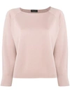 Roberto Collina Loose Fit Jumper In Pink