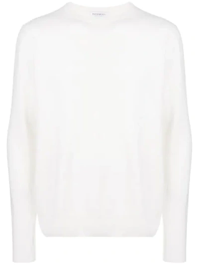 President's Fine Knit Sweater - White