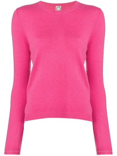 Ines De La Fressange Cashmere Fine Knit Sweater - Pink