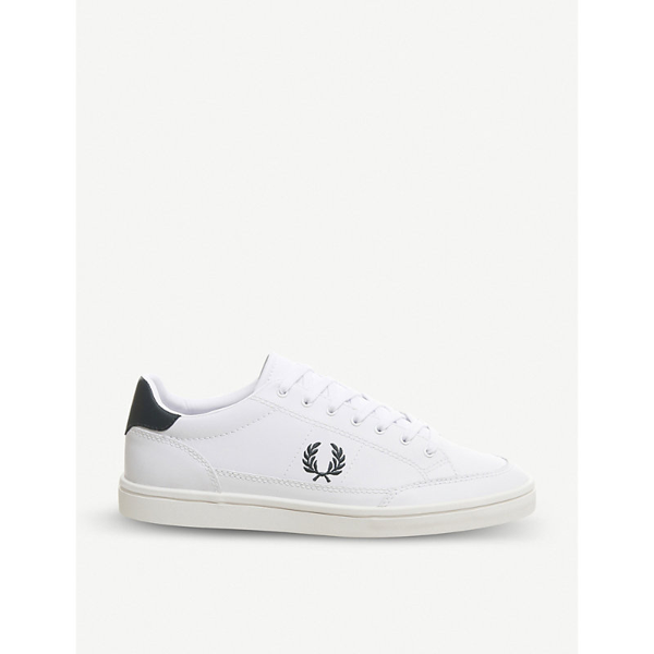fred perry deuce leather trainers