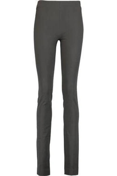 Joseph New Tony Stretch-gabardine Skinny Pants In Anthracite