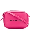 Balenciaga Xs Every Day Leather Camera Bag In Rosa