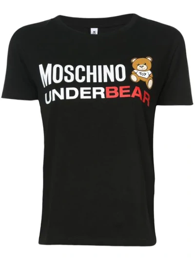 Moschino Toy Bear T In Black