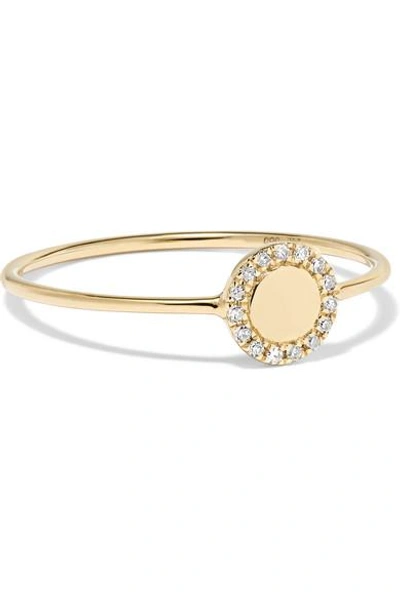 Stone And Strand 14-karat Gold Diamond Ring