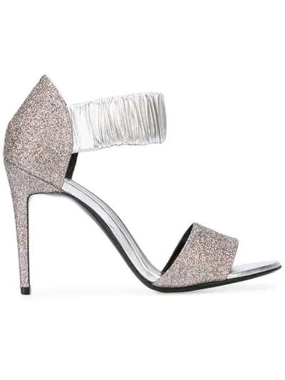 Pierre Hardy Glitter Detail Sandals - Metallic