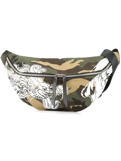 Ports V Camouflage Print Waist Bag In Multicolour