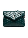 Saint Laurent Green Loulou Quilted Leather Shoulder Bag