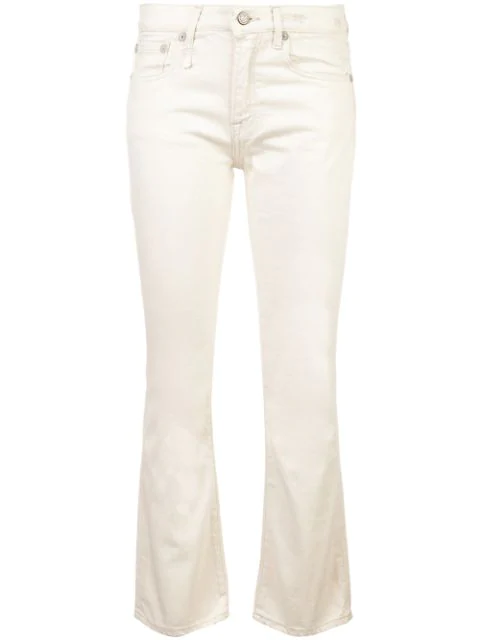 r13 white jeans