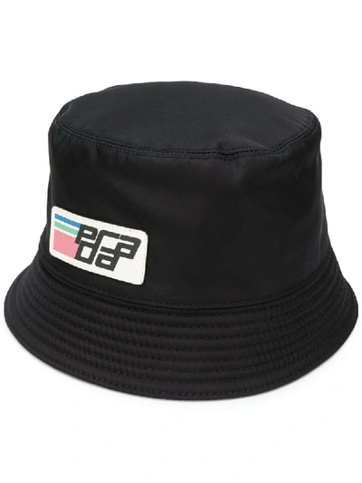 Prada - Nylon Bucket Hat - Womens - Black