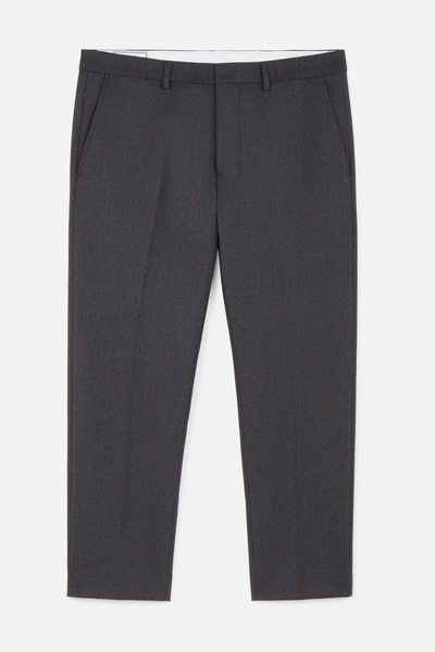 Ami Alexandre Mattiussi Cropped Trousers In Grey