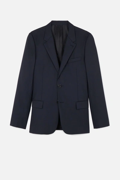 Ami Alexandre Mattiussi Two Buttons Lined Jacket In Blue