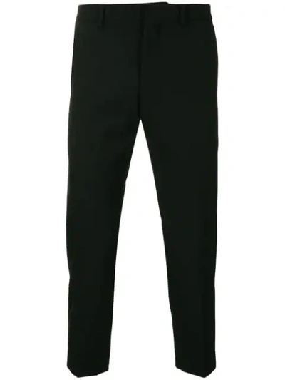 Ami Alexandre Mattiussi Classic Cropped Trousers In Black