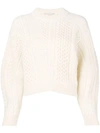 Stella Mccartney Oversized Sleeves Sweater In White