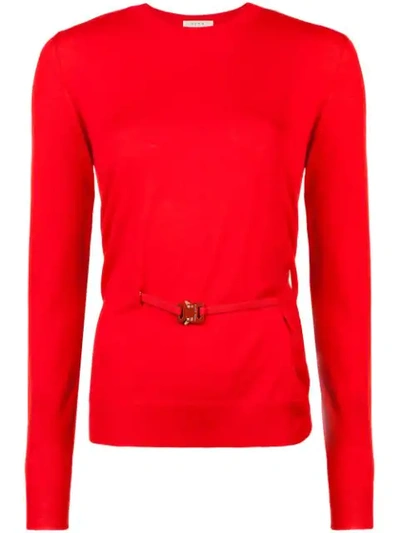 Alyx Red Sweater With Buckle